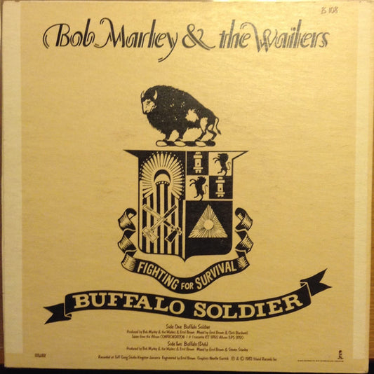 Bob Marley & The Wailers : Buffalo Soldier (7", Single)