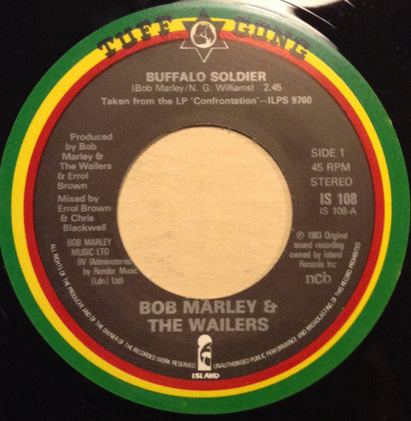 Bob Marley & The Wailers : Buffalo Soldier (7", Single)