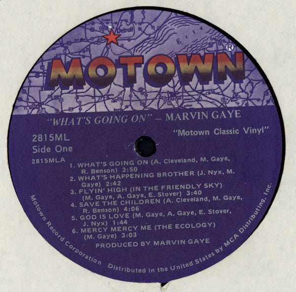 Marvin Gaye : What's Going On (LP, Album, RE)