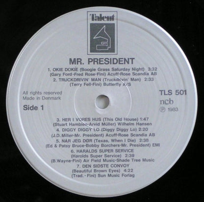 Mr. President (10) : Okie Dokie (LP, Album, Whi)