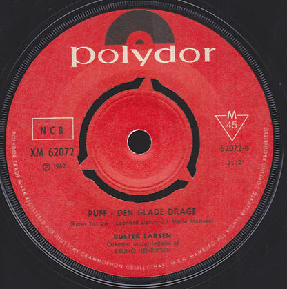 Buster Larsen & Lille Malene : A • B • C Er Så Svært (7", Single, Mono)