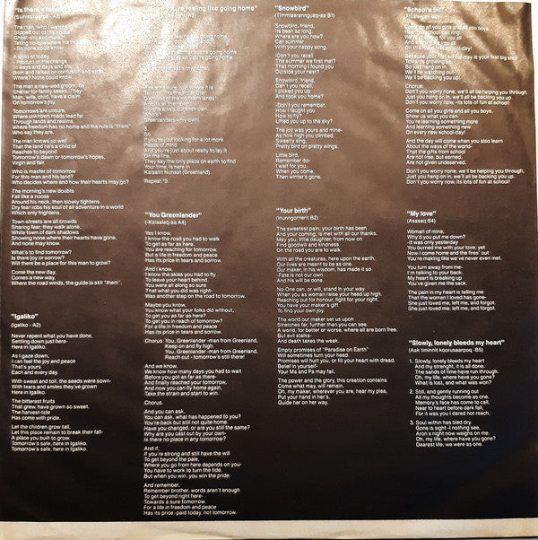 Rasmus Lyberth : Aak Timinnit Koorusaarpoq (LP, Album)