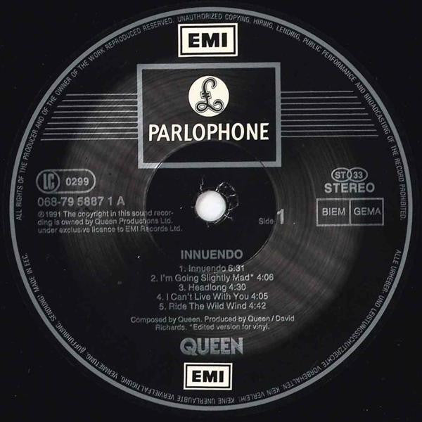Queen : Innuendo (LP, Album)