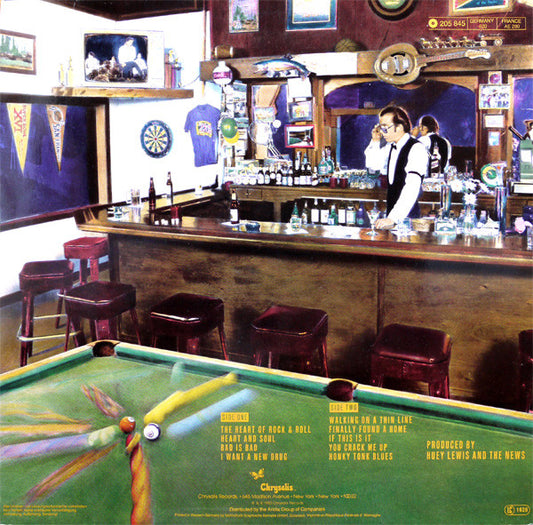 Huey Lewis And The News* : Sports (LP, Album)