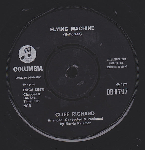Cliff Richard : Flying Machine (7", Single)