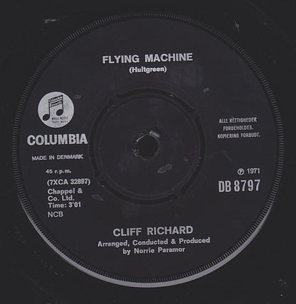 Cliff Richard : Flying Machine (7", Single)