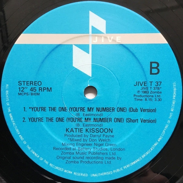 Katie Kissoon : You're The One (You're My Number One) (12")