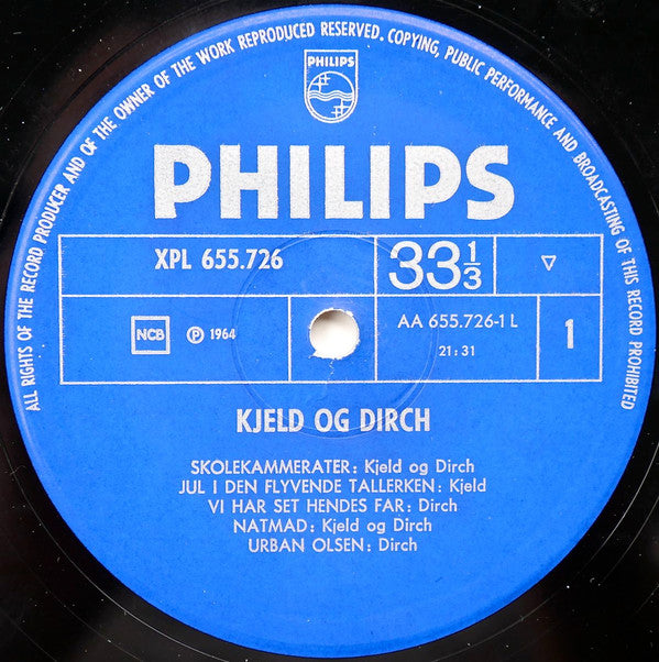 Kjeld & Dirch : Crazy - Raffineret - Morsom (LP)