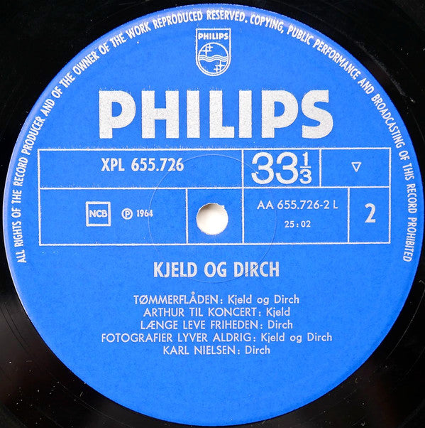 Kjeld & Dirch : Crazy - Raffineret - Morsom (LP)