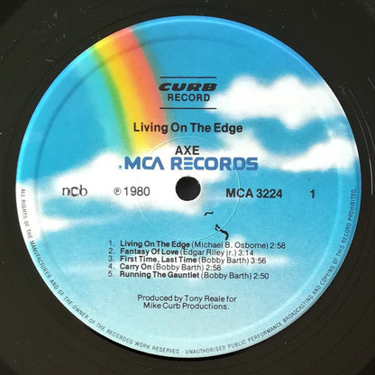 Axe : Living On The Edge (LP, Album)