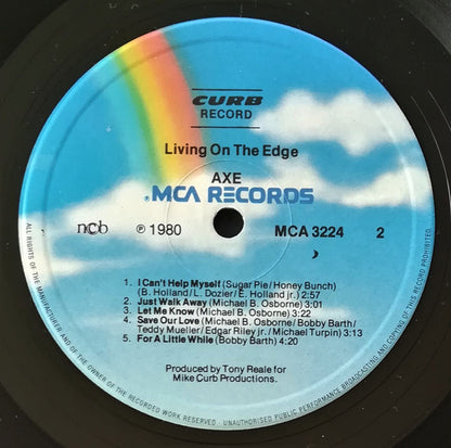 Axe : Living On The Edge (LP, Album)