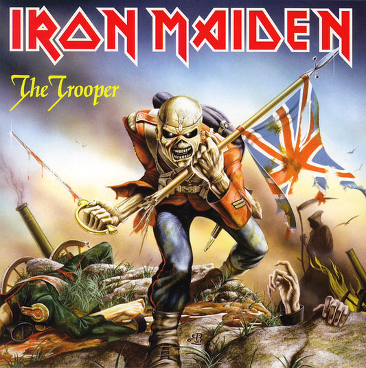 Iron Maiden : The Trooper (7", Single, RE)