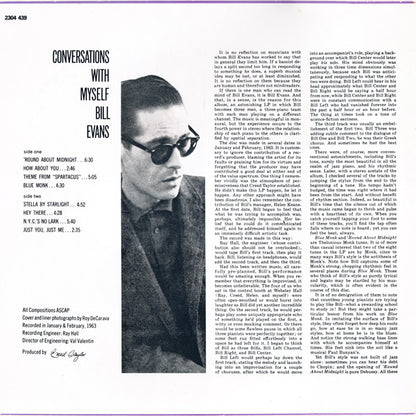 Bill Evans : Conversations With Myself (LP, Album, RE)