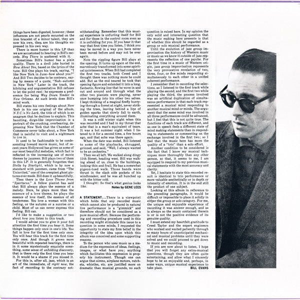 Bill Evans : Conversations With Myself (LP, Album, RE)