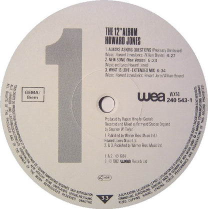 Howard Jones : The 12" Album (LP, Album)