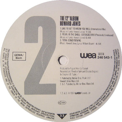 Howard Jones : The 12" Album (LP, Album)