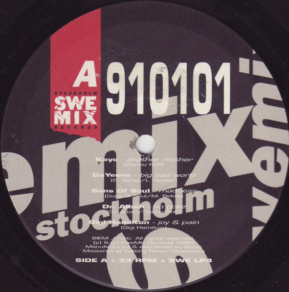 Various : SweMix 910101 (LP, Comp)