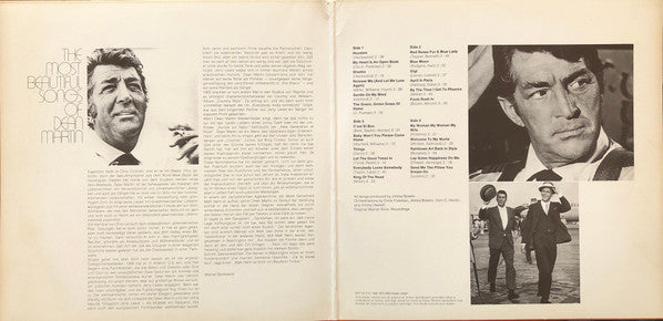 Dean Martin : The Most Beautiful Songs Of... (2xLP, Comp, Club, Gat)