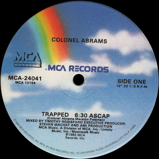 Colonel Abrams / Dan Hartman : Trapped / I Can Dream About You (12")