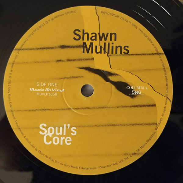 Shawn Mullins : Soul's Core (LP, 180)