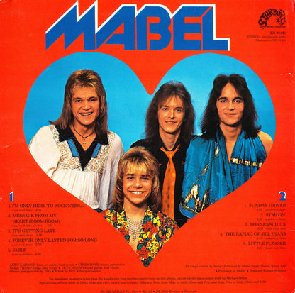 Mabel (2) : Message From My Heart (LP, Album)