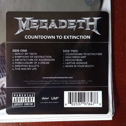 Megadeth : Countdown To Extinction (LP, Album, Ltd, Pic, RM, RP)