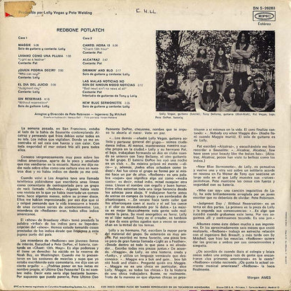 Redbone : Potlatch (LP, Album)