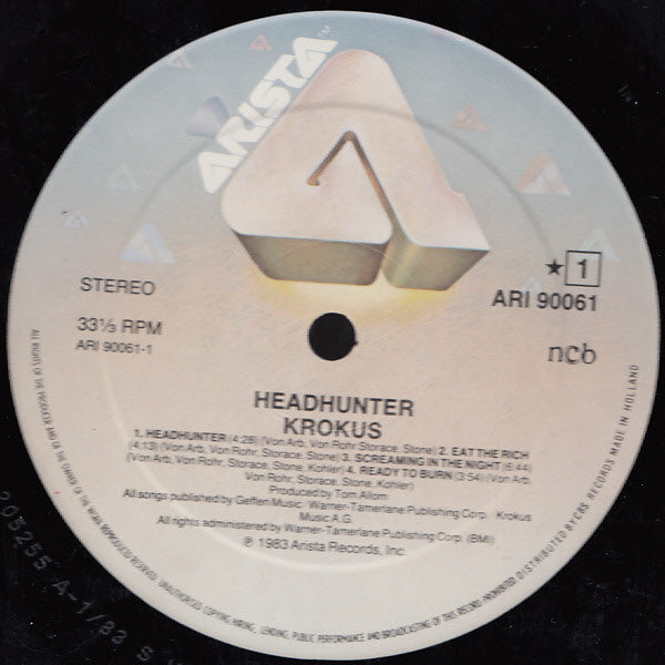 Krokus : Headhunter (LP, Album)