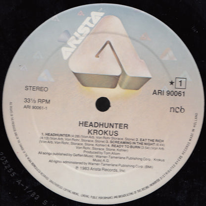 Krokus : Headhunter (LP, Album)