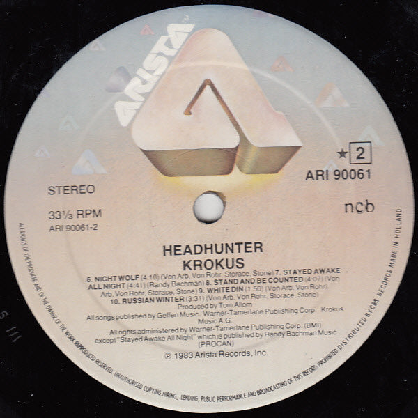 Krokus : Headhunter (LP, Album)
