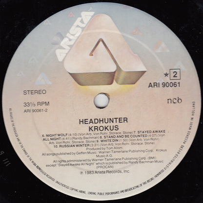 Krokus : Headhunter (LP, Album)