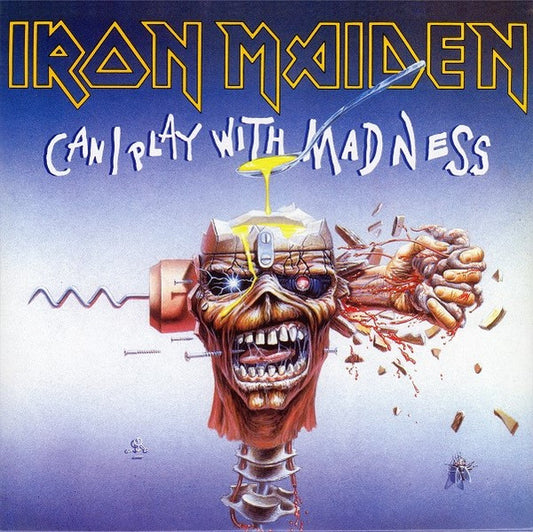 Iron Maiden : Can I Play With Madness (7", Single, RE)