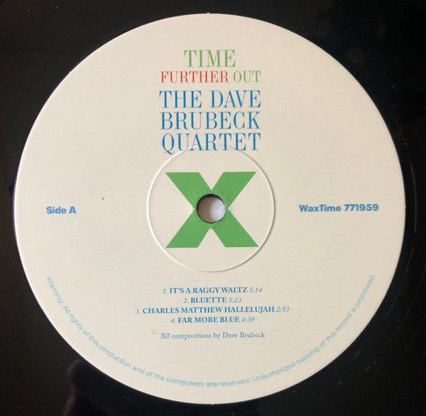 The Dave Brubeck Quartet : Time Further Out (Miro Reflections) (LP, Ltd, RE, RM, 180)