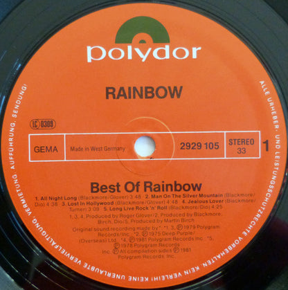 Rainbow : The Best Of Rainbow (2xLP, Comp)
