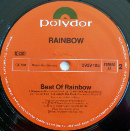 Rainbow : The Best Of Rainbow (2xLP, Comp)