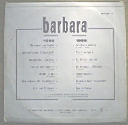Barbara (5) : Barbara (LP, Comp)