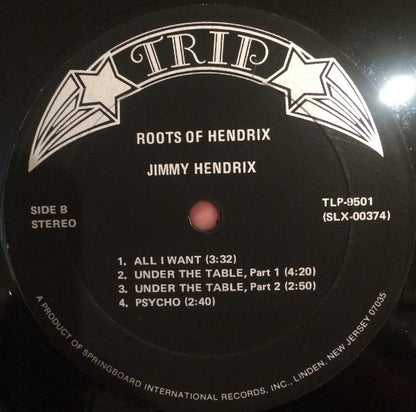Jimi Hendrix : Roots Of Hendrix (LP, Album, RE)