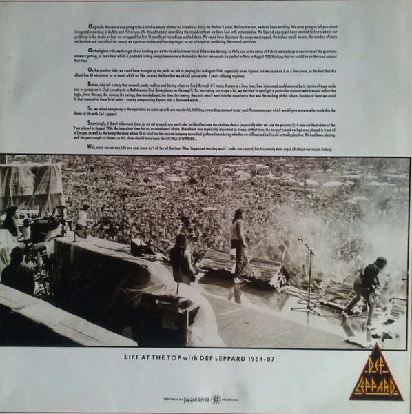 Def Leppard : Hysteria (LP, Album)