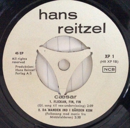 Cæsar : Den Lange Hr. Jensen Og Andre Sjoferter Sunget Af Cæsar (7", EP, 3-p)