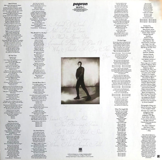 Sting : The Soul Cages (LP, Album)