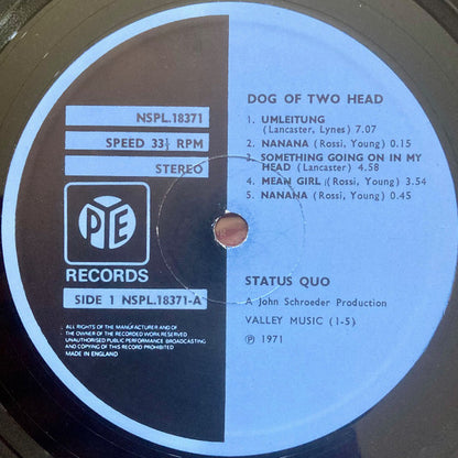 Status Quo : Dog Of Two Head (LP, Album, Gat)