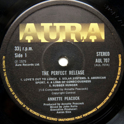 Annette Peacock : The Perfect Release (LP, Album)