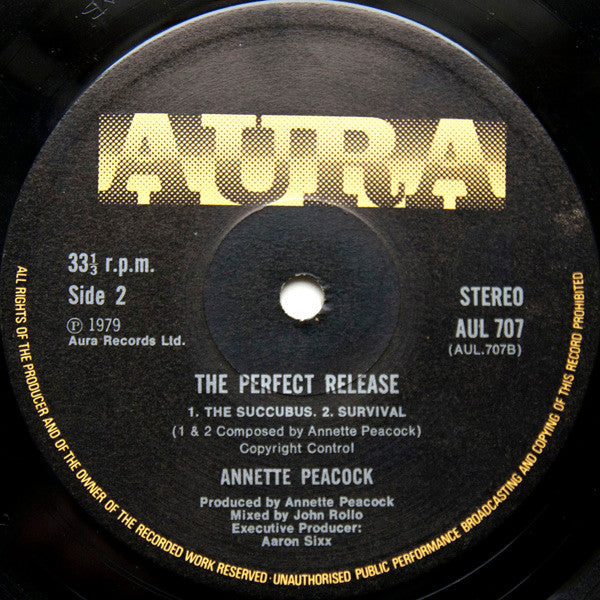 Annette Peacock : The Perfect Release (LP, Album)