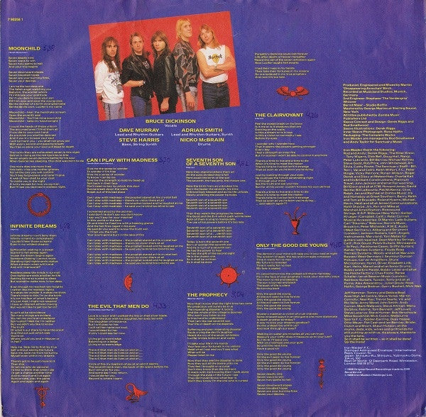 Iron Maiden : Seventh Son Of A Seventh Son (LP, Album)