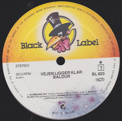 Baldur (5) : Vejen Ligger Klar (LP, Album)