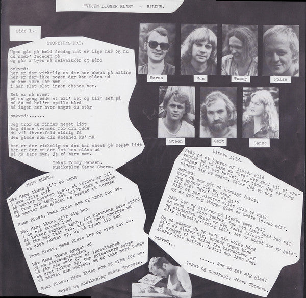 Baldur (5) : Vejen Ligger Klar (LP, Album)