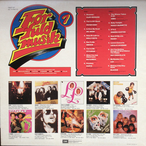 Various : For Fuld Musik 7 (LP, Comp)