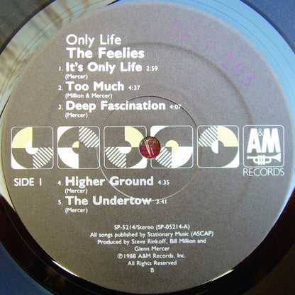 The Feelies : Only Life (LP, Album, Bla)