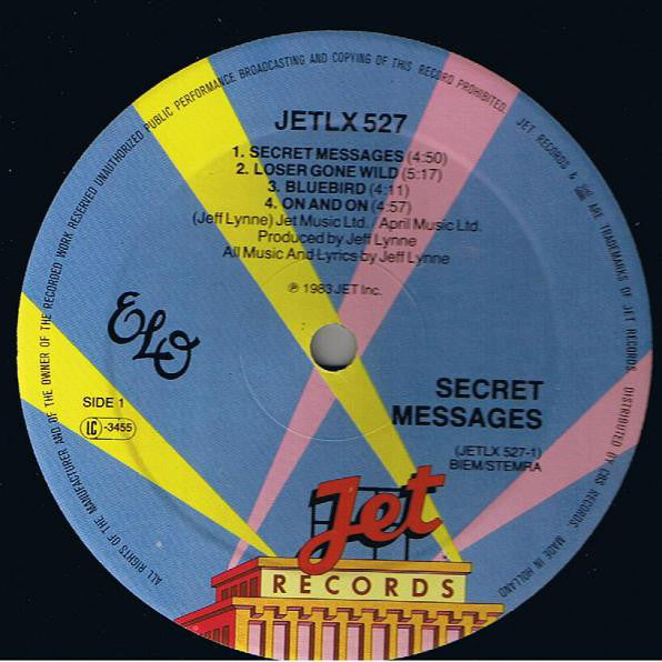 Electric Light Orchestra : Secret Messages (LP, Album, Ast)