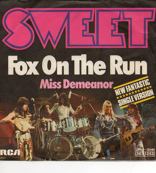 Sweet* : Fox On The Run (7", Single)